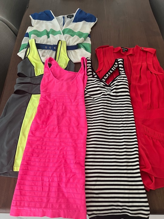 bebe Dresses & Skirts - Bebe Dresses and Bebe Jumpsuit- Bundle of 5- XS/S